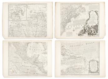 (COLONIAL NORTH AMERICA.) Thomas Pownall; after John Gibson and Emanuel Bowen. A New and Correct Map of North America,                           